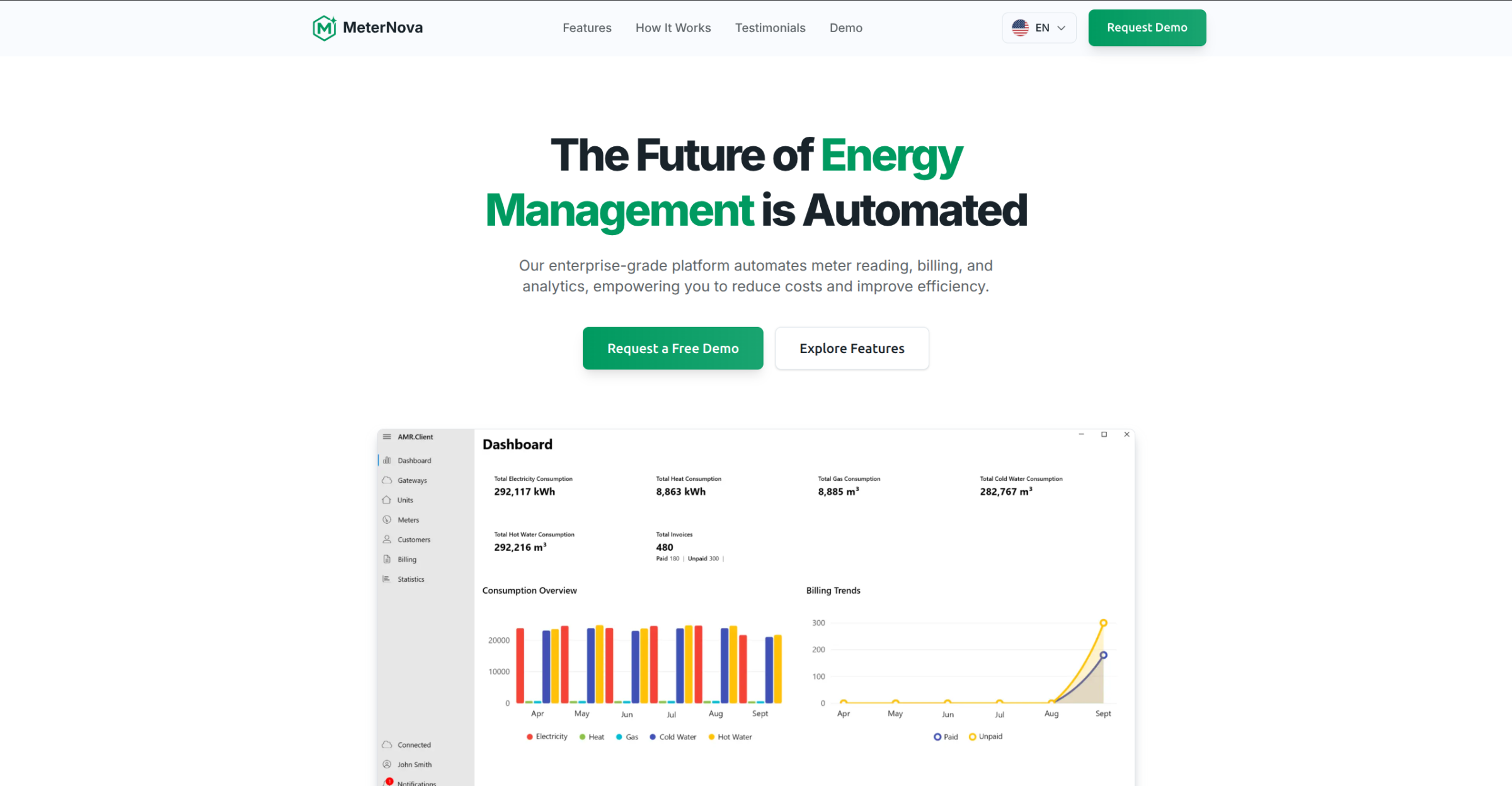 MeterNova — AMR and energy-management data from meters to billing.